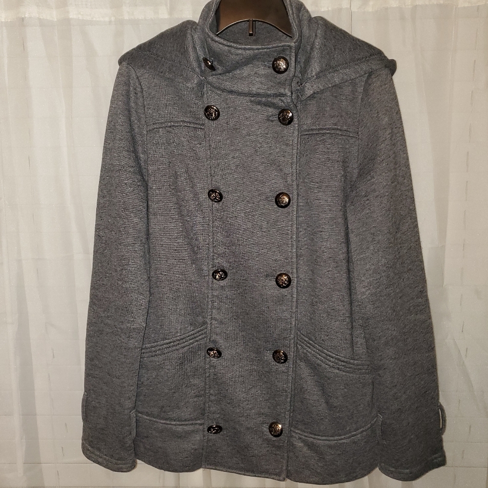 Forever 21 Gray Pea Coat